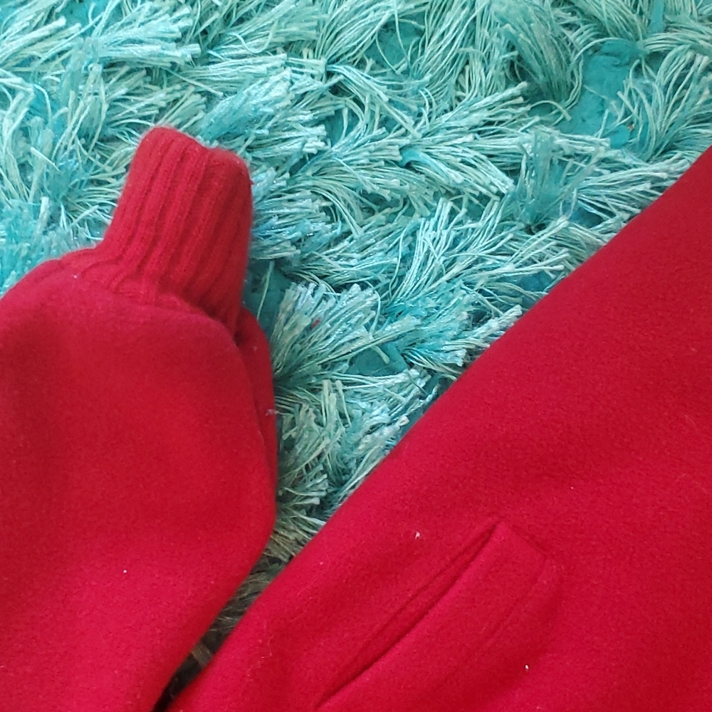 baby girls sz 12 red baby graziella winter coat - Picture 4 of 4